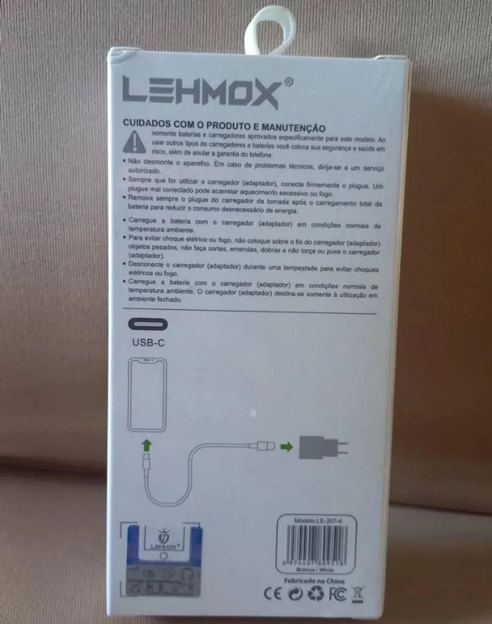 carregador de celular usb-c 25w lehmox - Foto 3