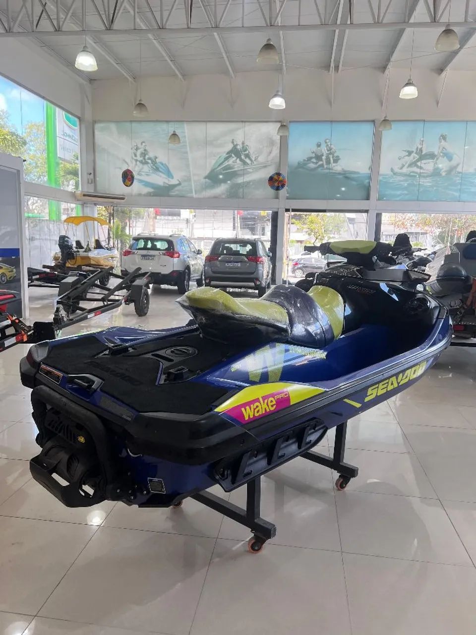 SEA DOO WAKE 230 PRÓ 2021, Casco ST-3, 3 Lugares, Som, Revisado, Parcelamos 36x - Foto 5