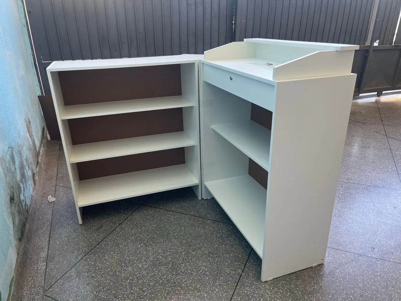 BALCÃO CAIXA EM L NOVO  - Foto 2