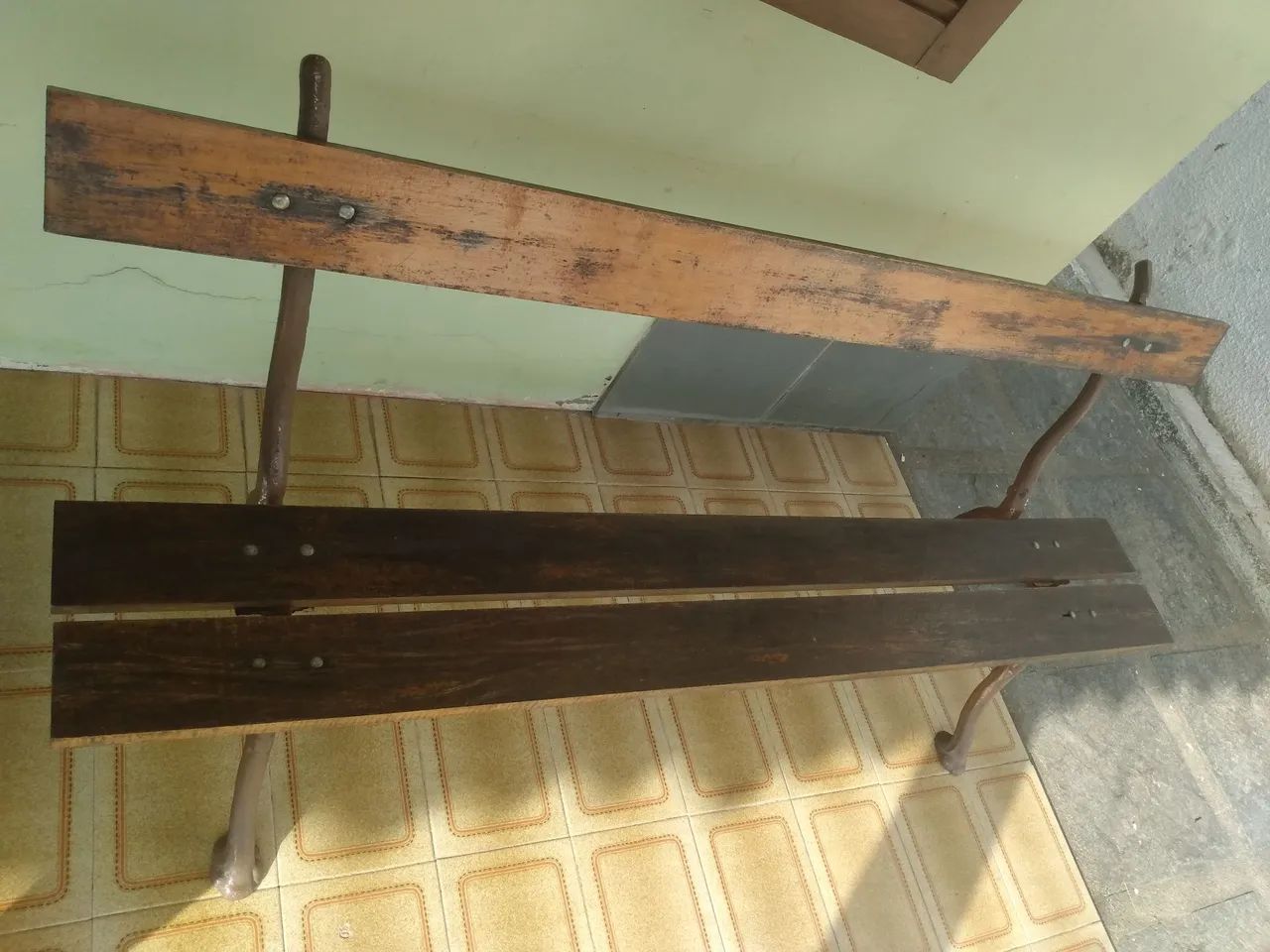 Banco de Jardim Antigo Década de 30 - Foto 4
