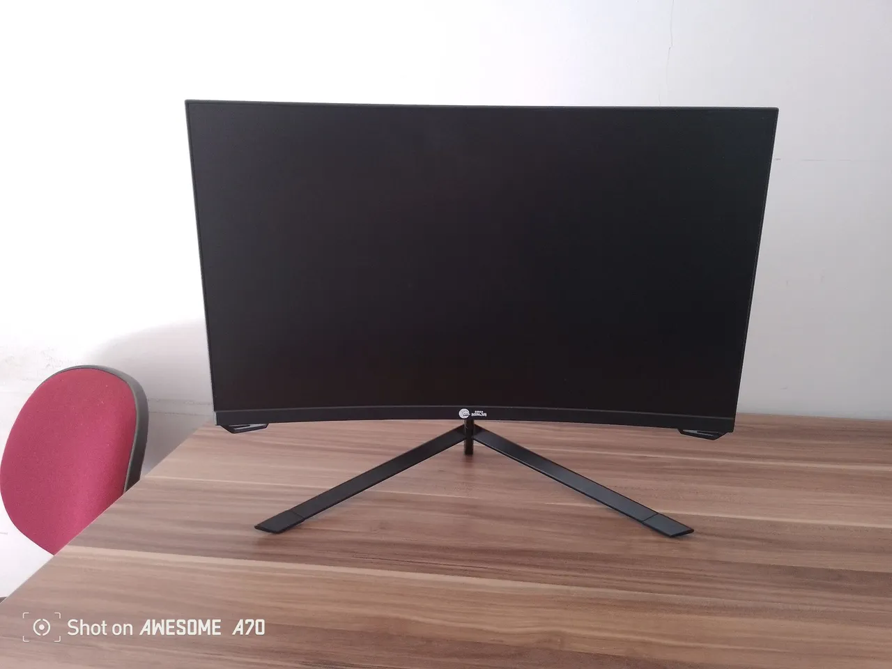 Monitor gamer Ninja Sharingan, 24 Pol, Curvo, Full HD