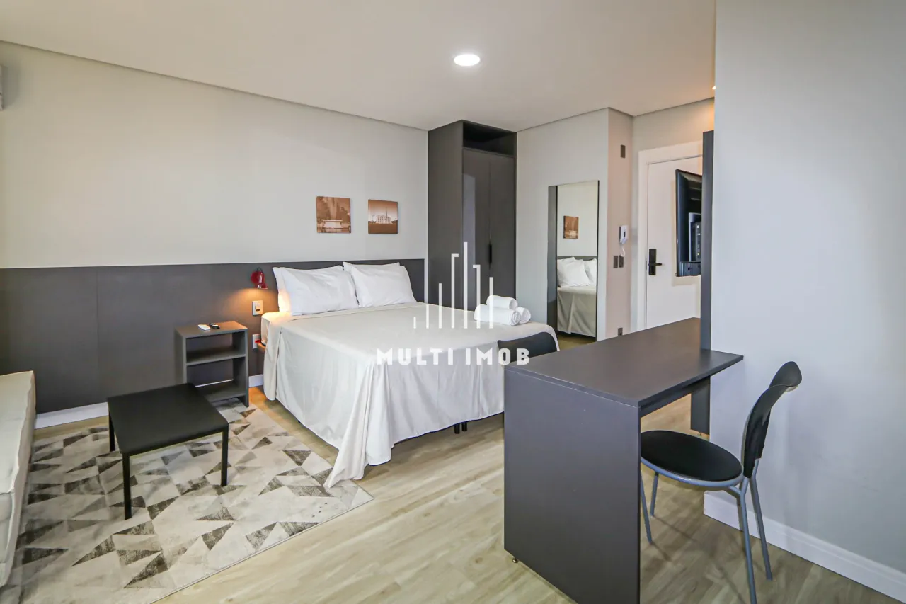 Studio mobiliado para locação, Centro Histórico