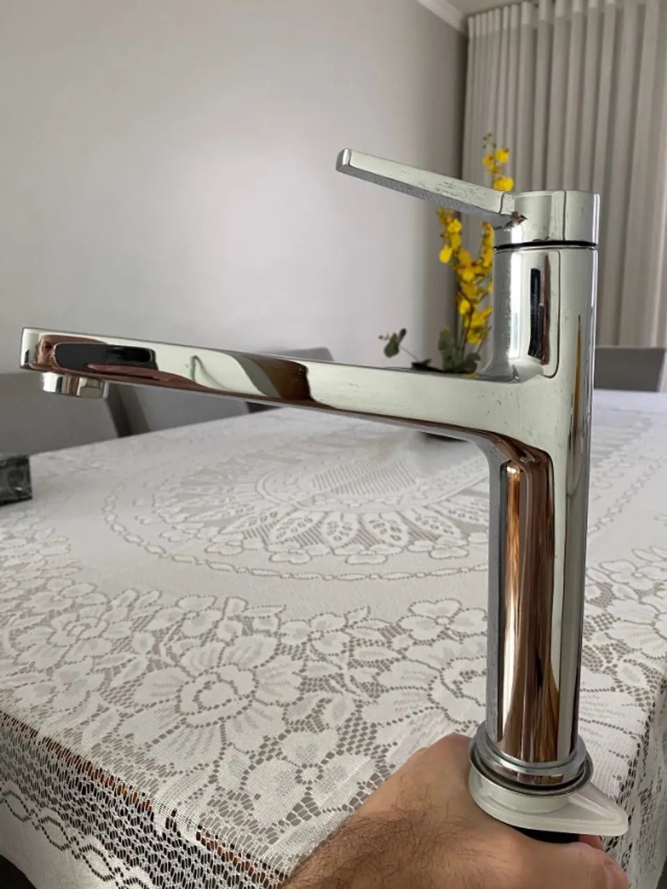 Torneira para cozinha agua quente e fria