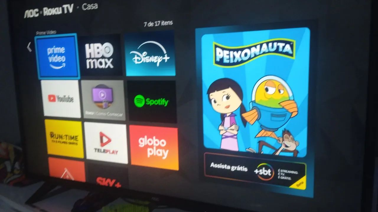 TV AOC 43 SMART ROKU PEGA TODOS APLICATIVOS  - Foto 2