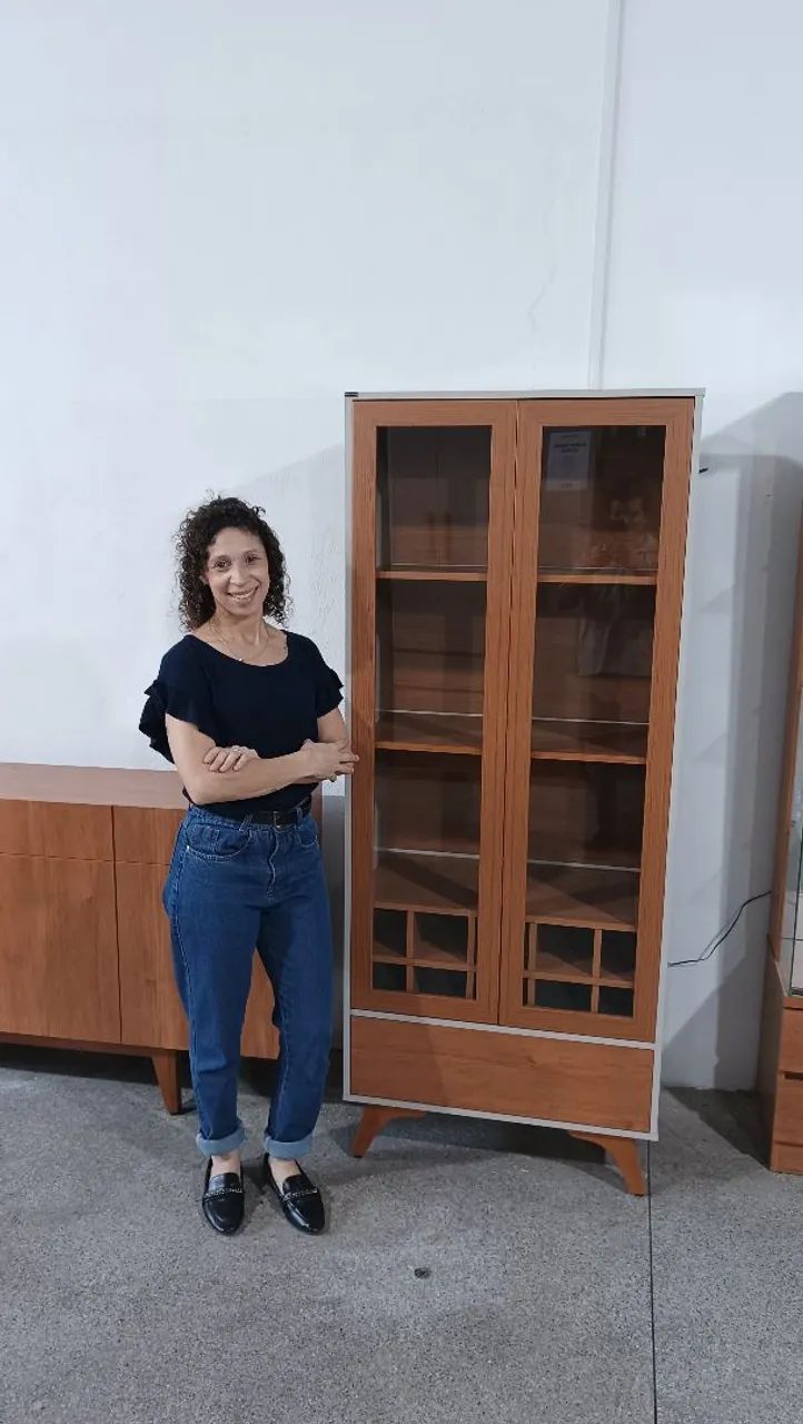 Cristaleira com led (peça nova) pronta entrega  - Foto 4