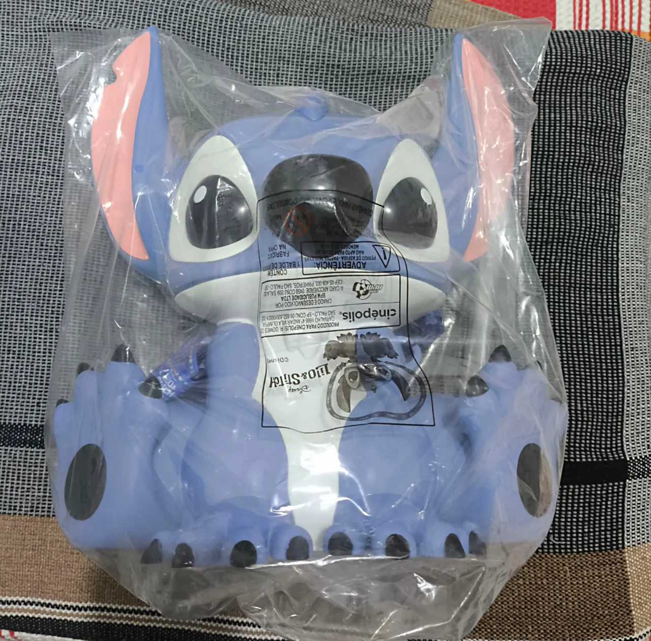 Balde de Pipoca Stitch - Disney Cinepolis