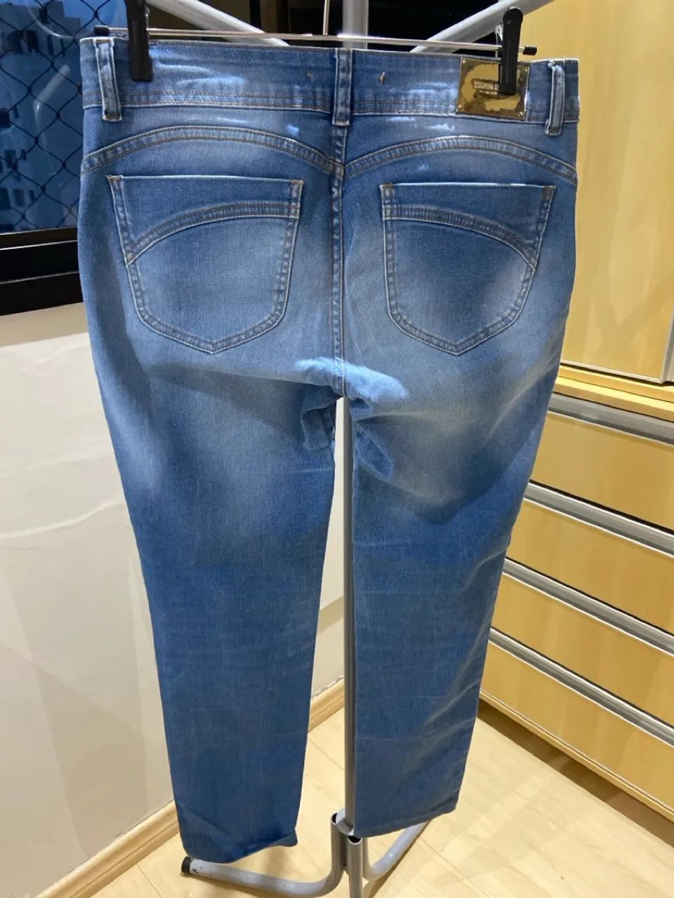 Calça Jeans Azul Feminina - Foto 2