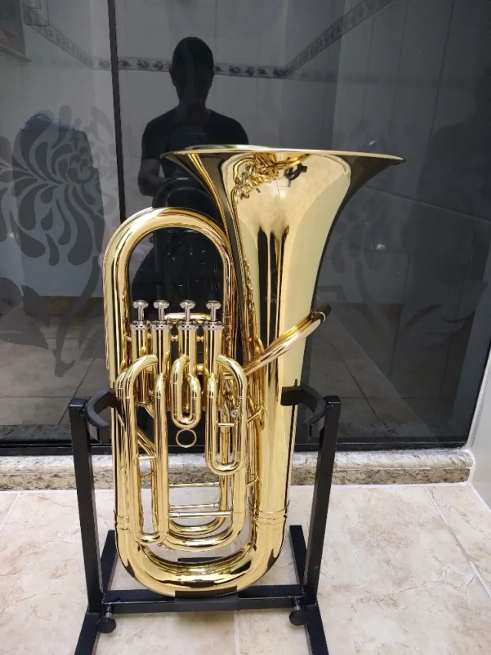 Euphonium Bombardino Harmonics HEU-1140L Sib 4 Pistos- Novo - Aceito trocas - Parcelo 18x