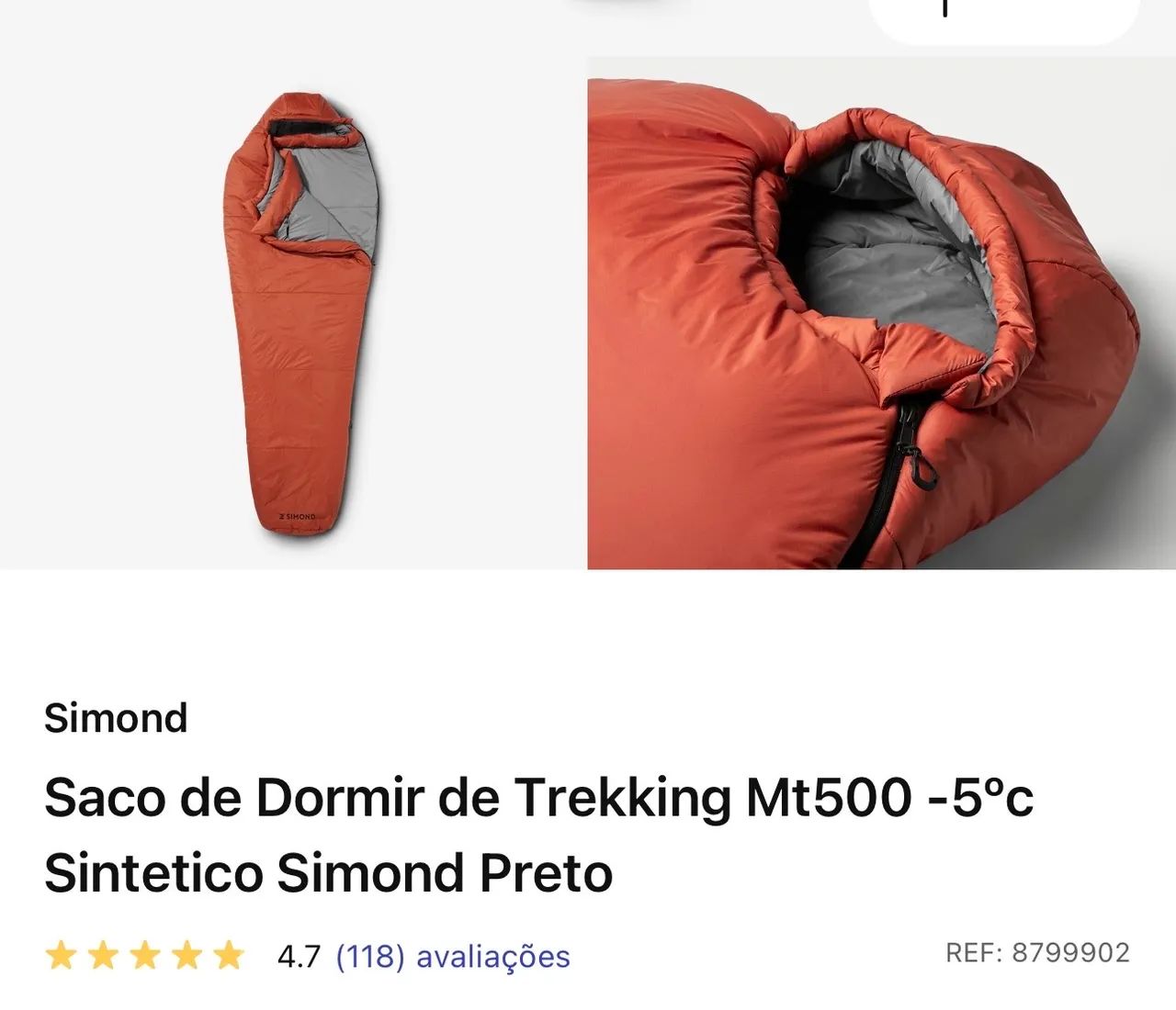 Sacos de dormir (2 peças)