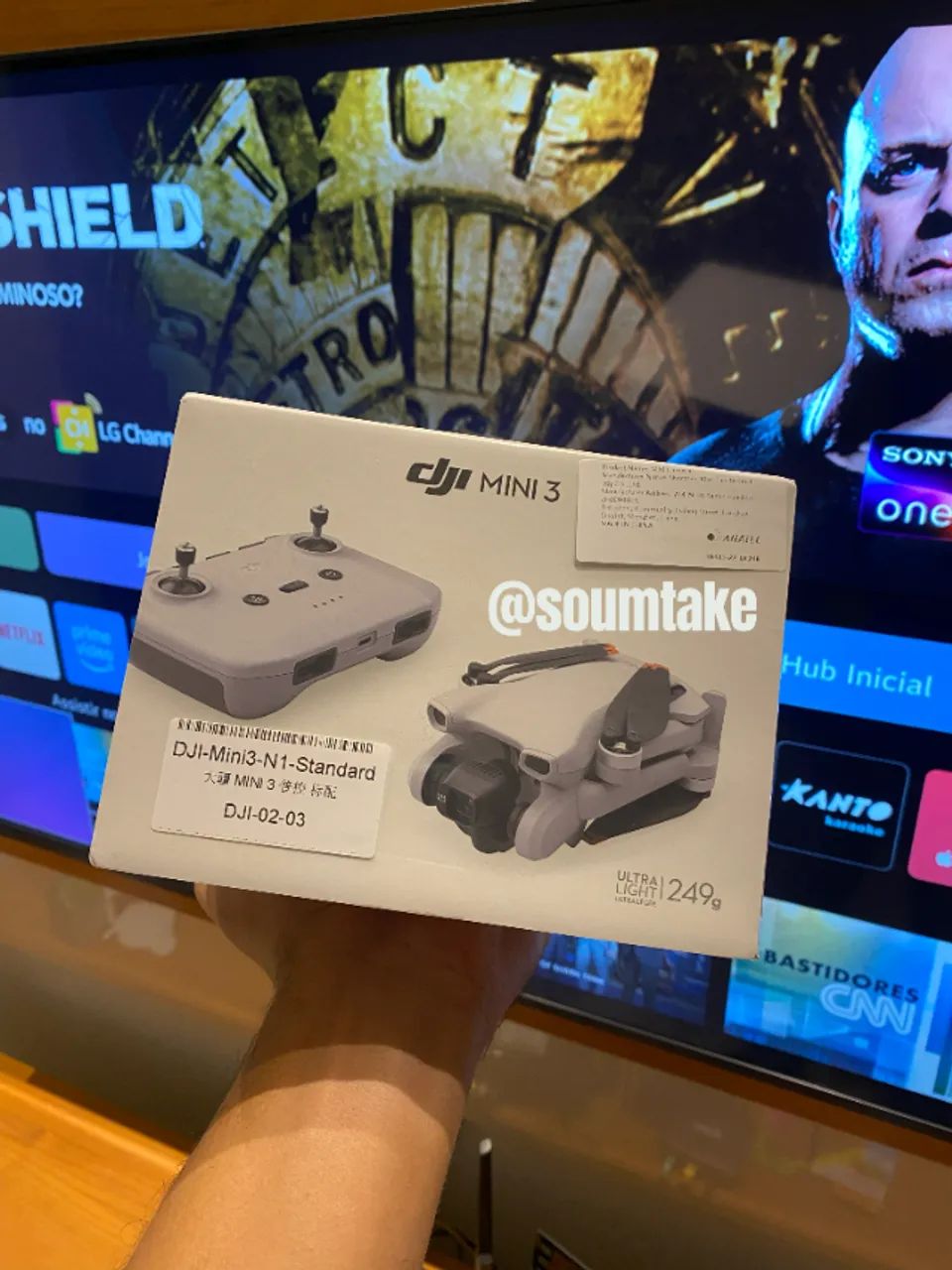 DRONE DJI MINI 3 - STANDARD NOVO LACRADO