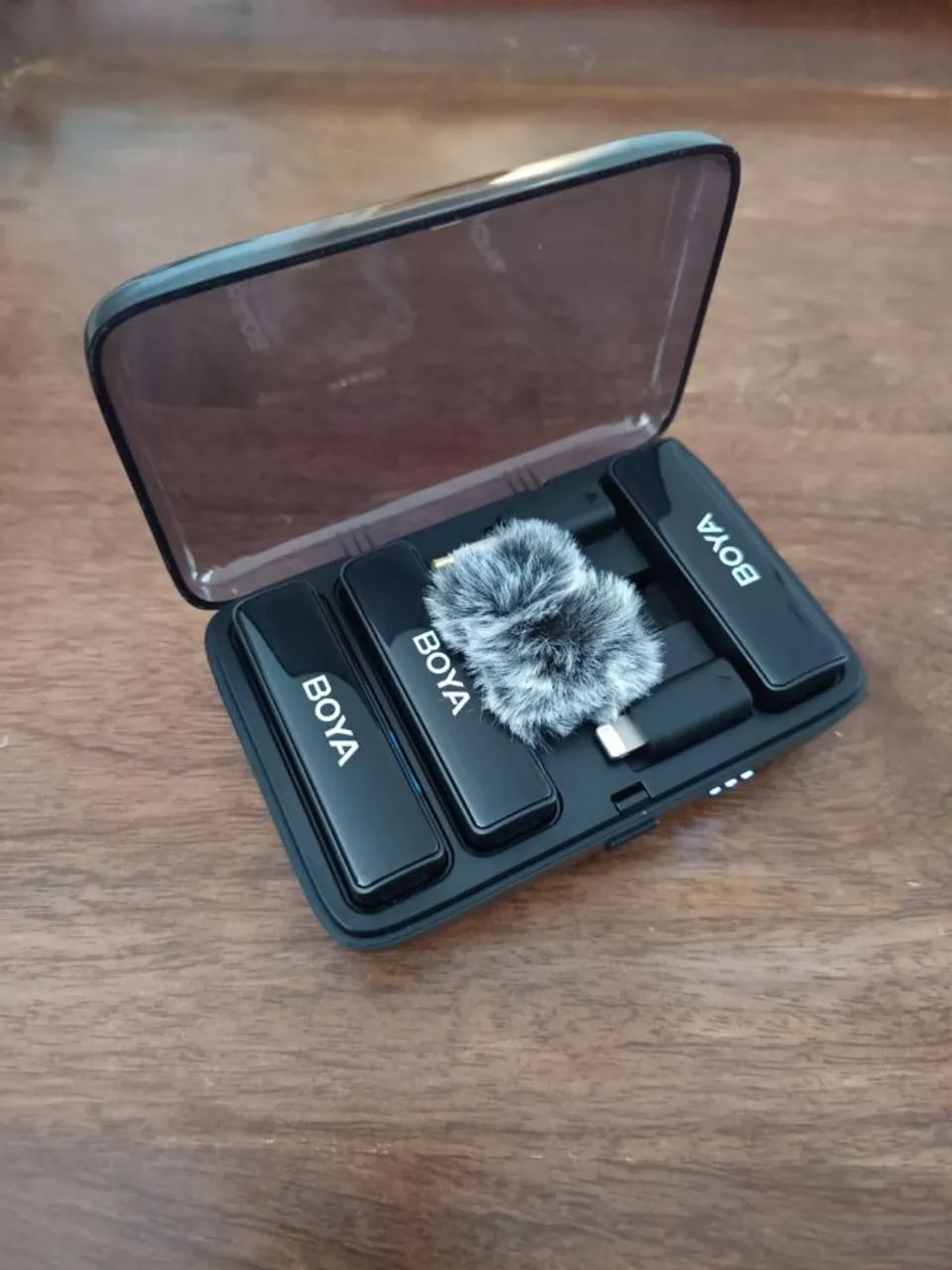 Microfones Boya Inalambrico Boyalink Condensador Omnidirecional Cor Preto Seminovo