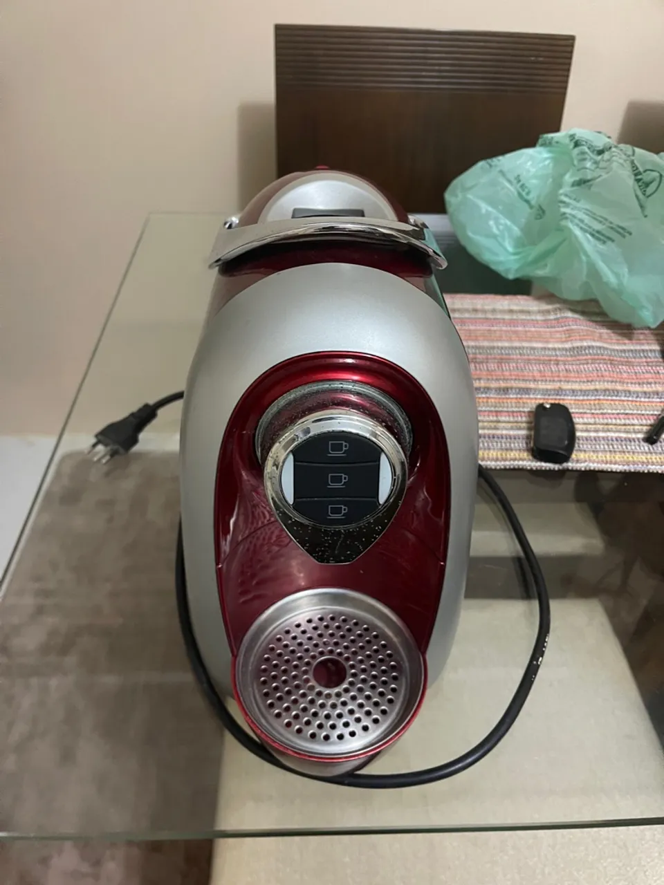 Cafeteira Elétrica Expresso Três Corações Modo Multibebidas Vermelho 127V