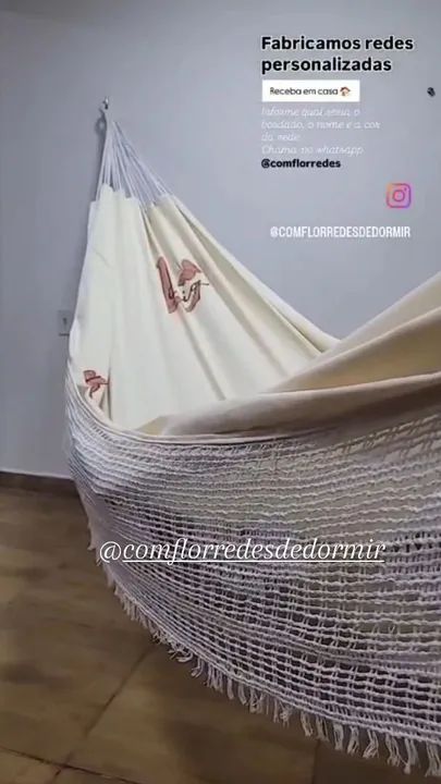 Rede de Dormir - Redes Personalizada - Conforto e Estilo! Entrega Grátis 