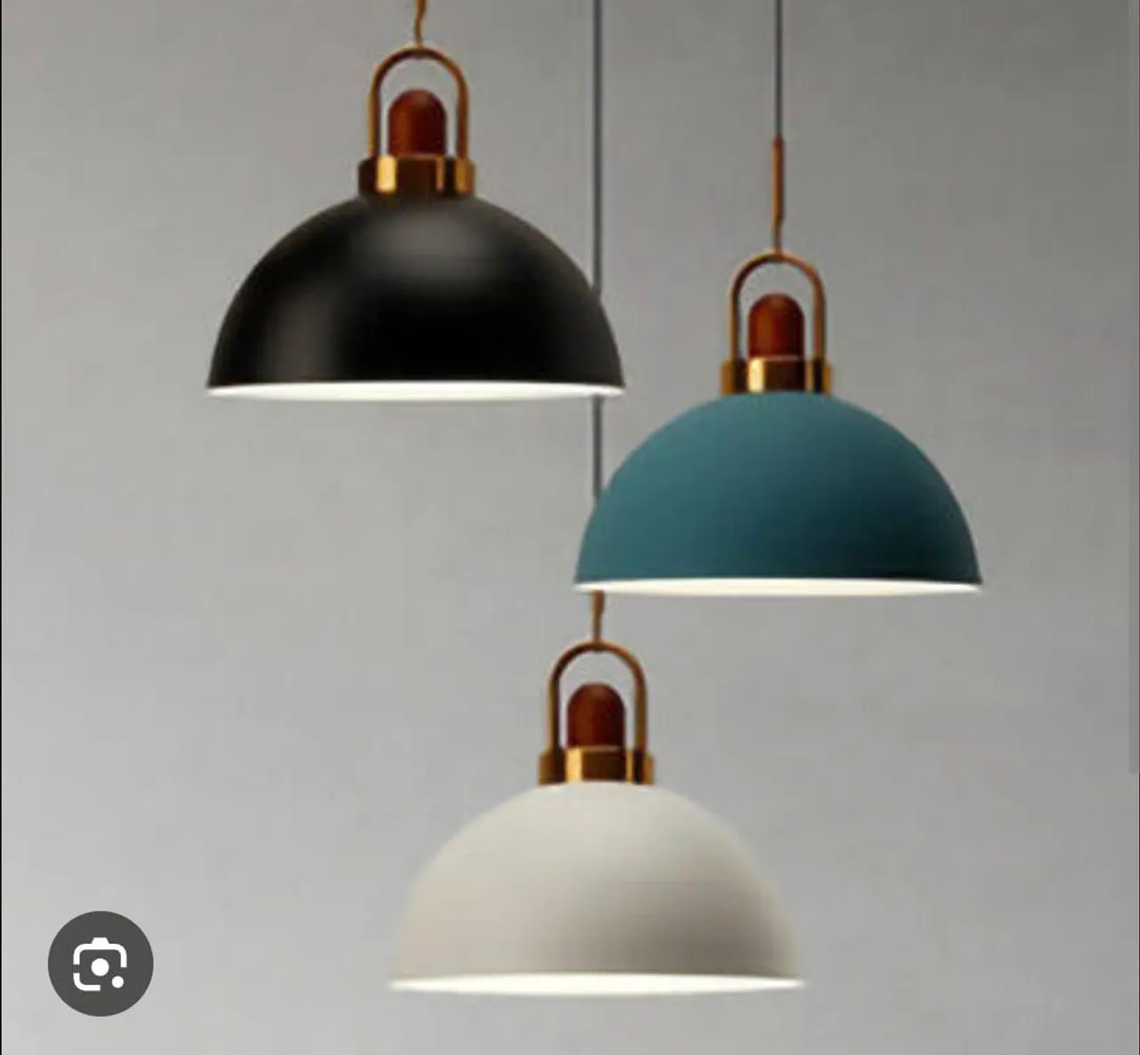 Luminária Pendente Industrial Branca