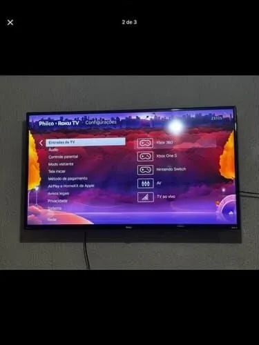 TV Smart 42 Polegadas - Philco Roku TV - Foto 3