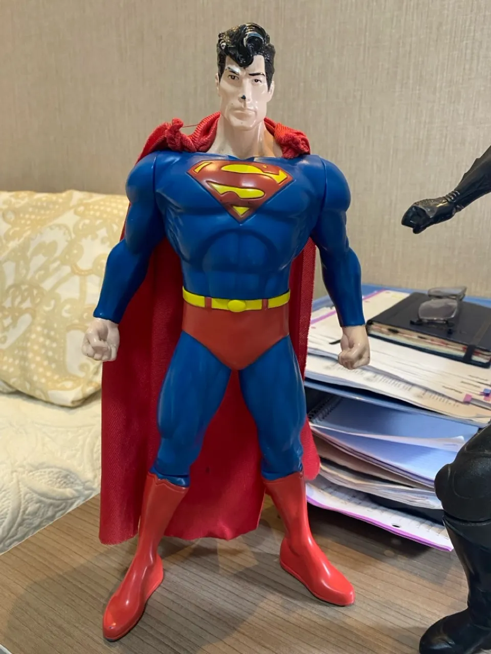 BONECOS BATMAN E SUPERMAN