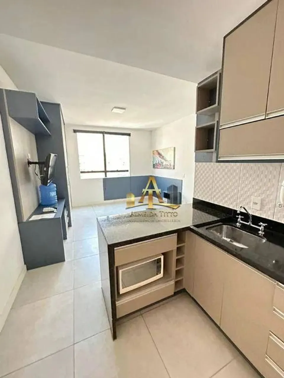 Studio mobiliado à venda no Condomínio Selenita - Bairro Bethaville - Barueri - SP