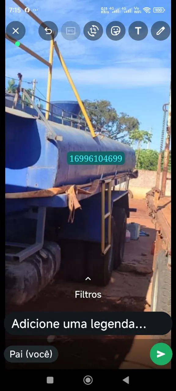 Tanque 16000 litros - Venda