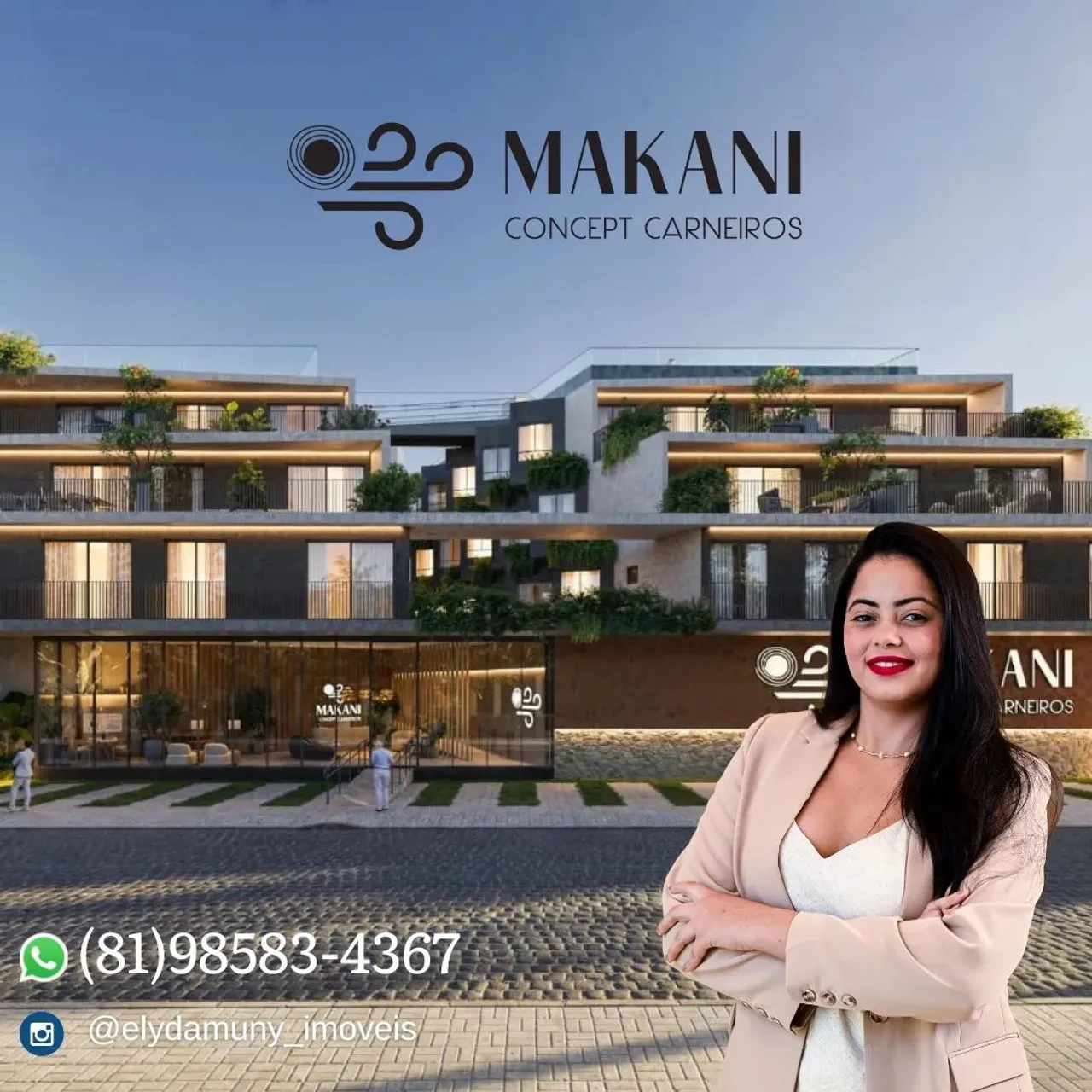 Flats Studios na Praia Dos Carneiros com Lazer Completo | Makani Concept