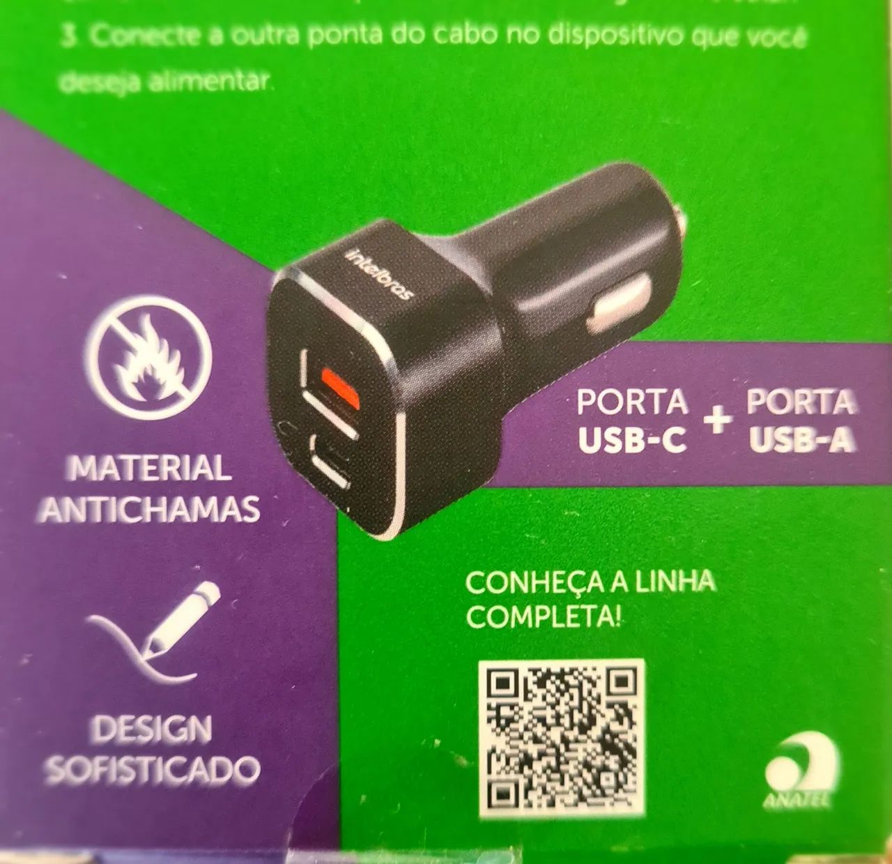 CARREGADOR VEICULAR INTELBRAS - Foto 4
