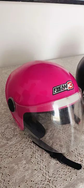 3 capacetes de moto - vários modelos, muito bom estado - Foto 2