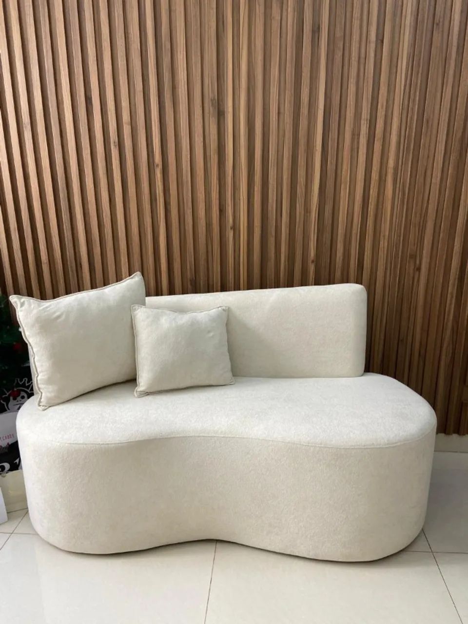 Sofá Orgânico Living Recepção Estudio 160cm