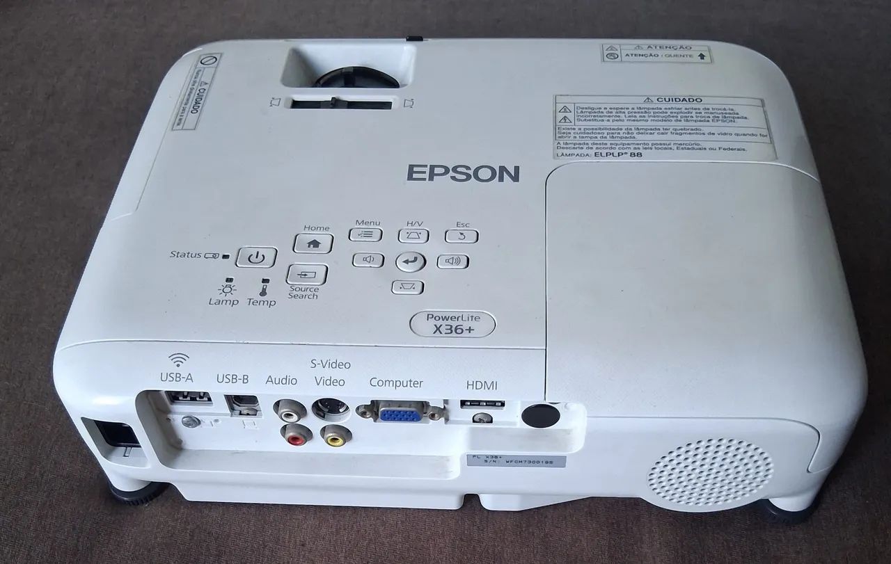 Projetor Epson x36 3600 ansi lumens  - Foto 4