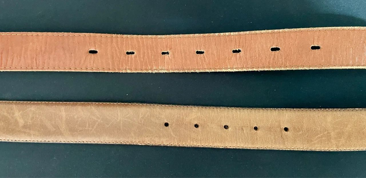 2 Cintos de Couro Marrom - Foto 4