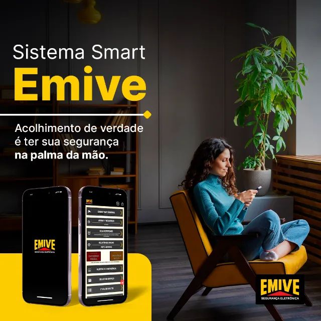 Sistema de Alarme e Câmeras de segurança EMIVE - Foto 4