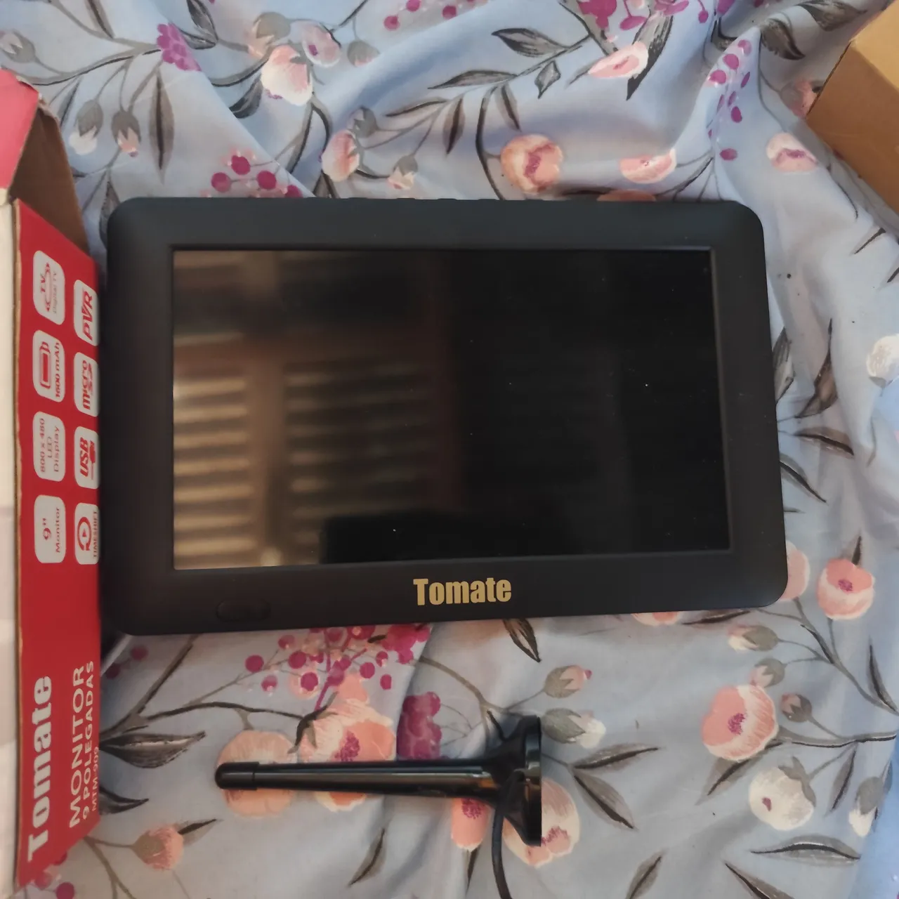 Monitor Tomate 9 polegadas com USB e PVR