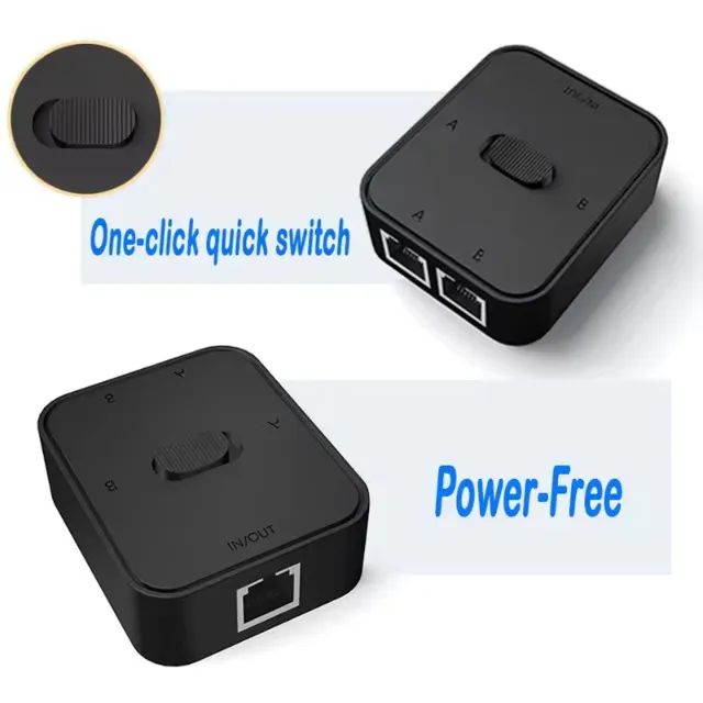 Switch Seletor de Rede Gigabit 2 Portas - Foto 4