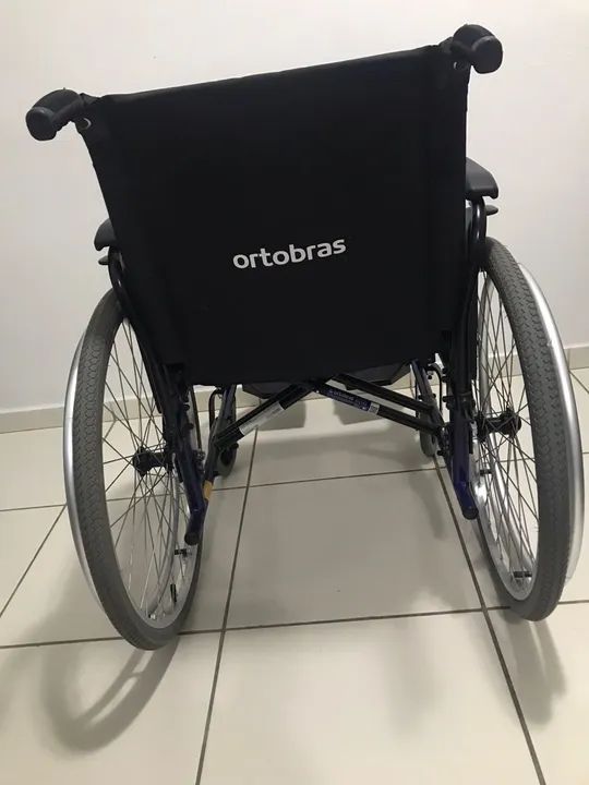 Cadeiras de rodas AVD alumínio Ortobras - Foto 3