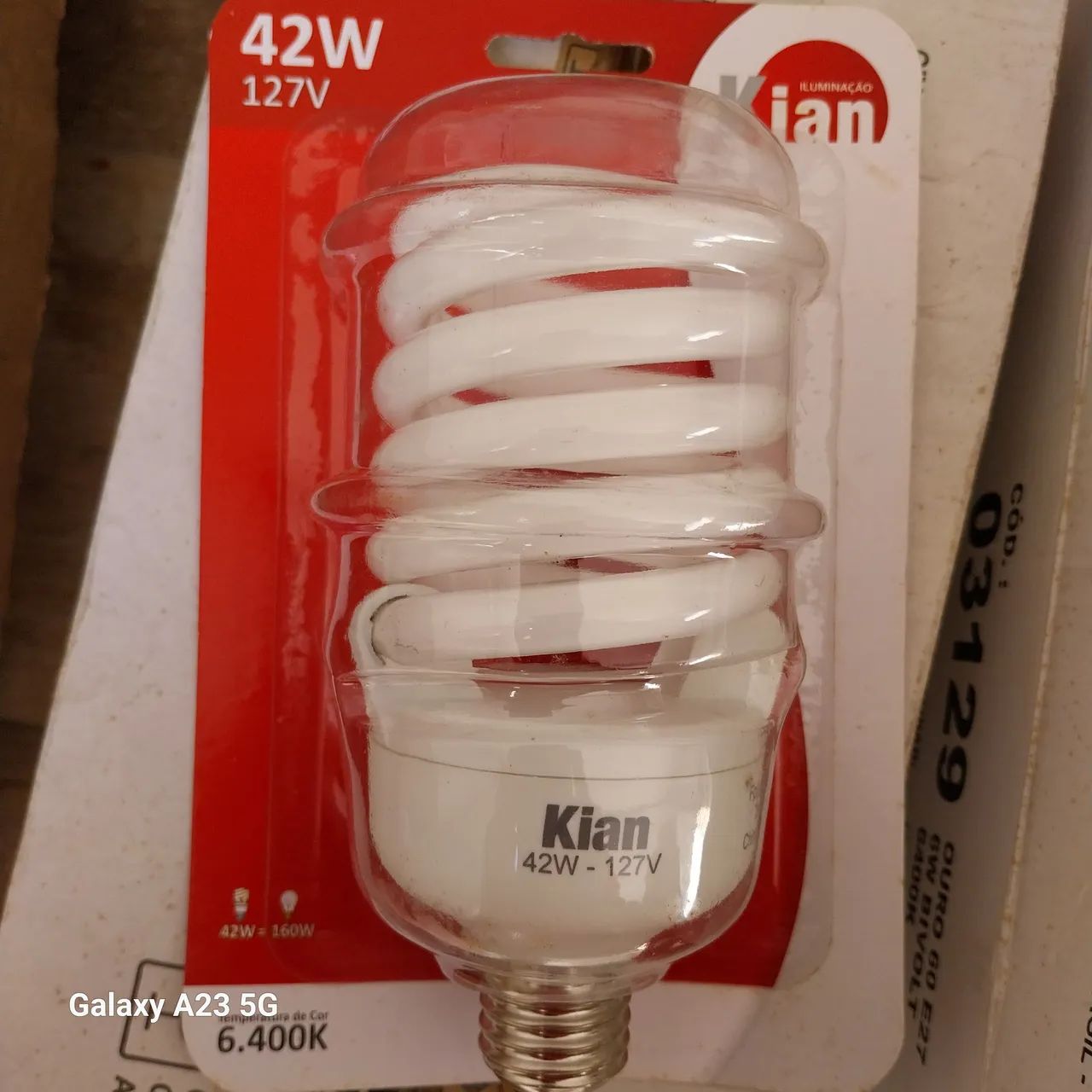 Lâmpada espiral Kian 42W 127V