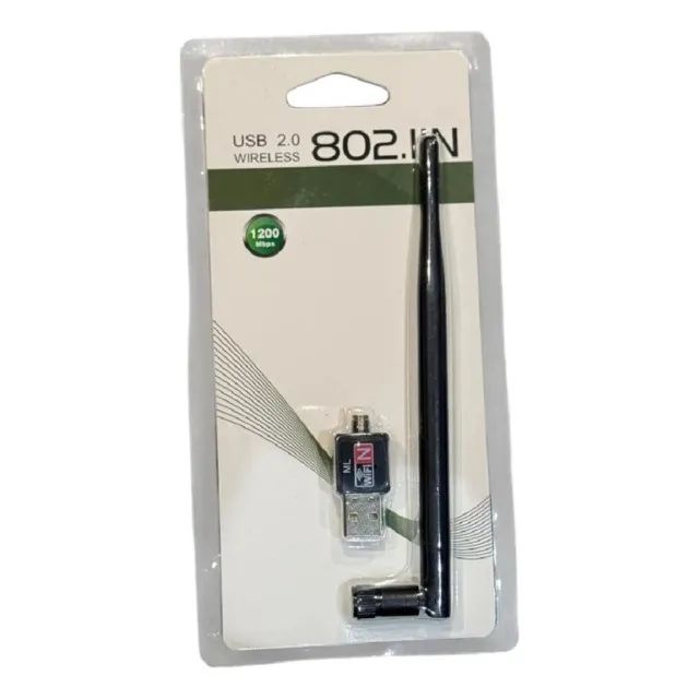 Adaptador Wifi Usb 2.0 900 Mbps Com Antena 6dbi