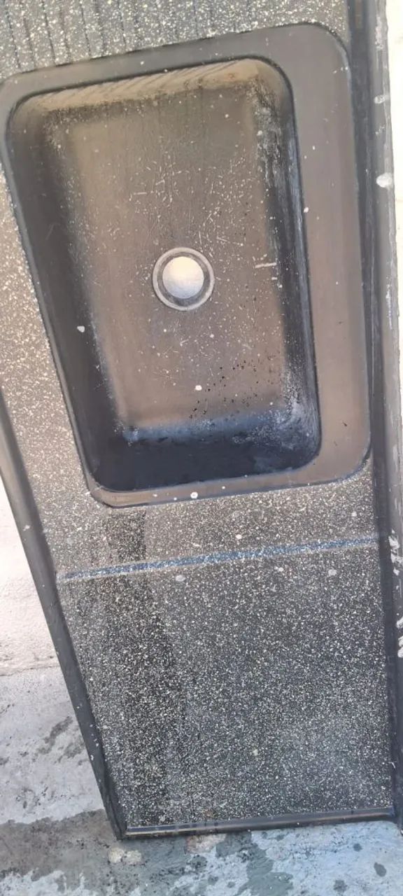 Pia de cozinha em granito preto - Foto 3