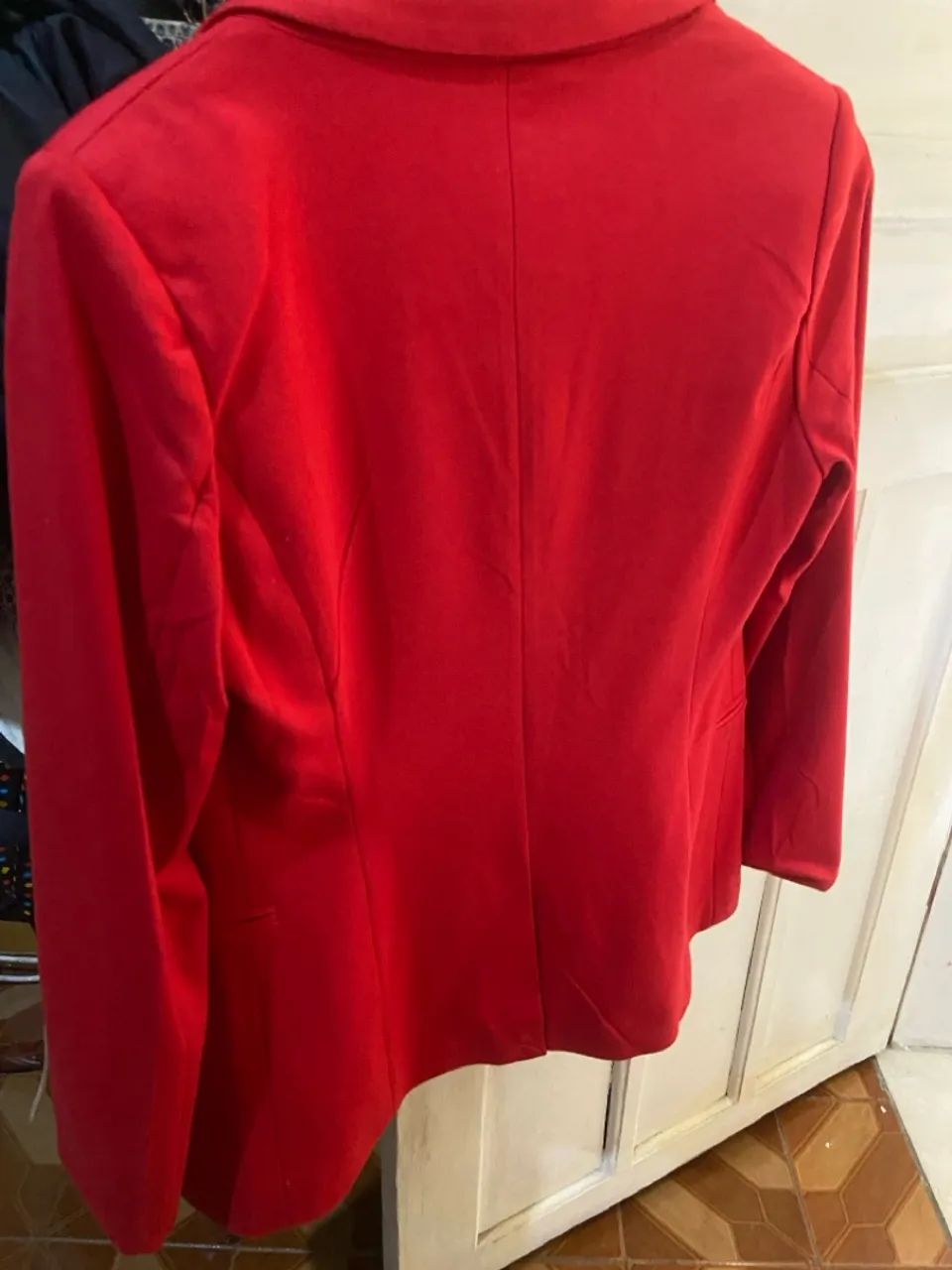 Blazer vermelho tamanho M da Marca Opção - Foto 3