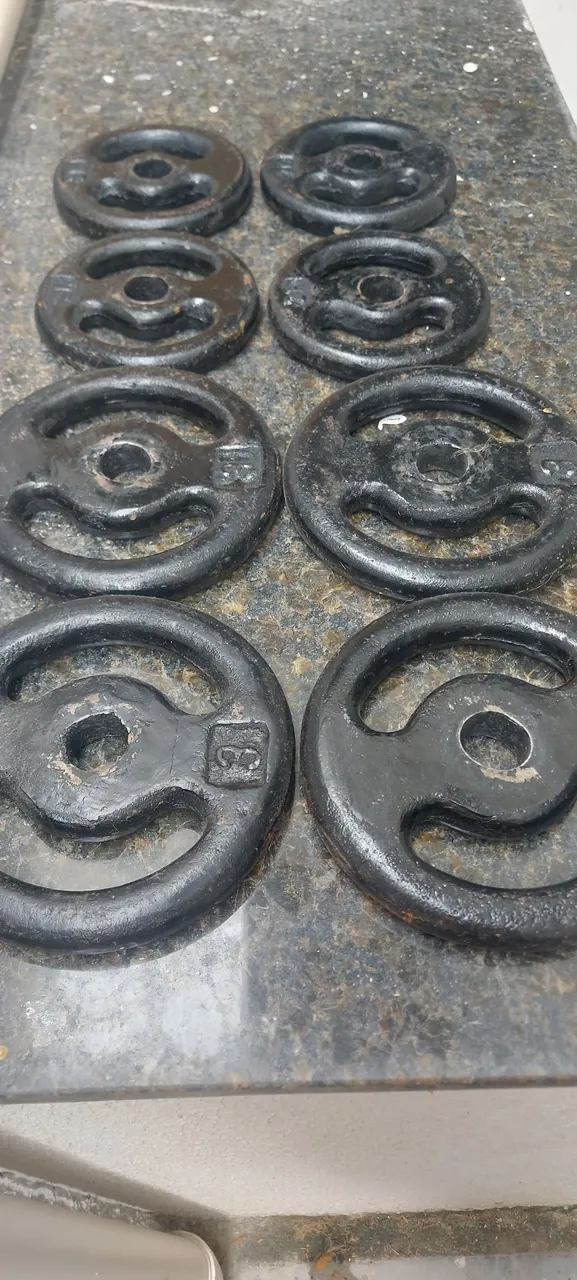 Anilhas de Ferro para Musculação