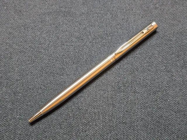 Caneta esferográfica Crown Chrome London - prata - estojo certificado garantia - YW11433S - Foto 2