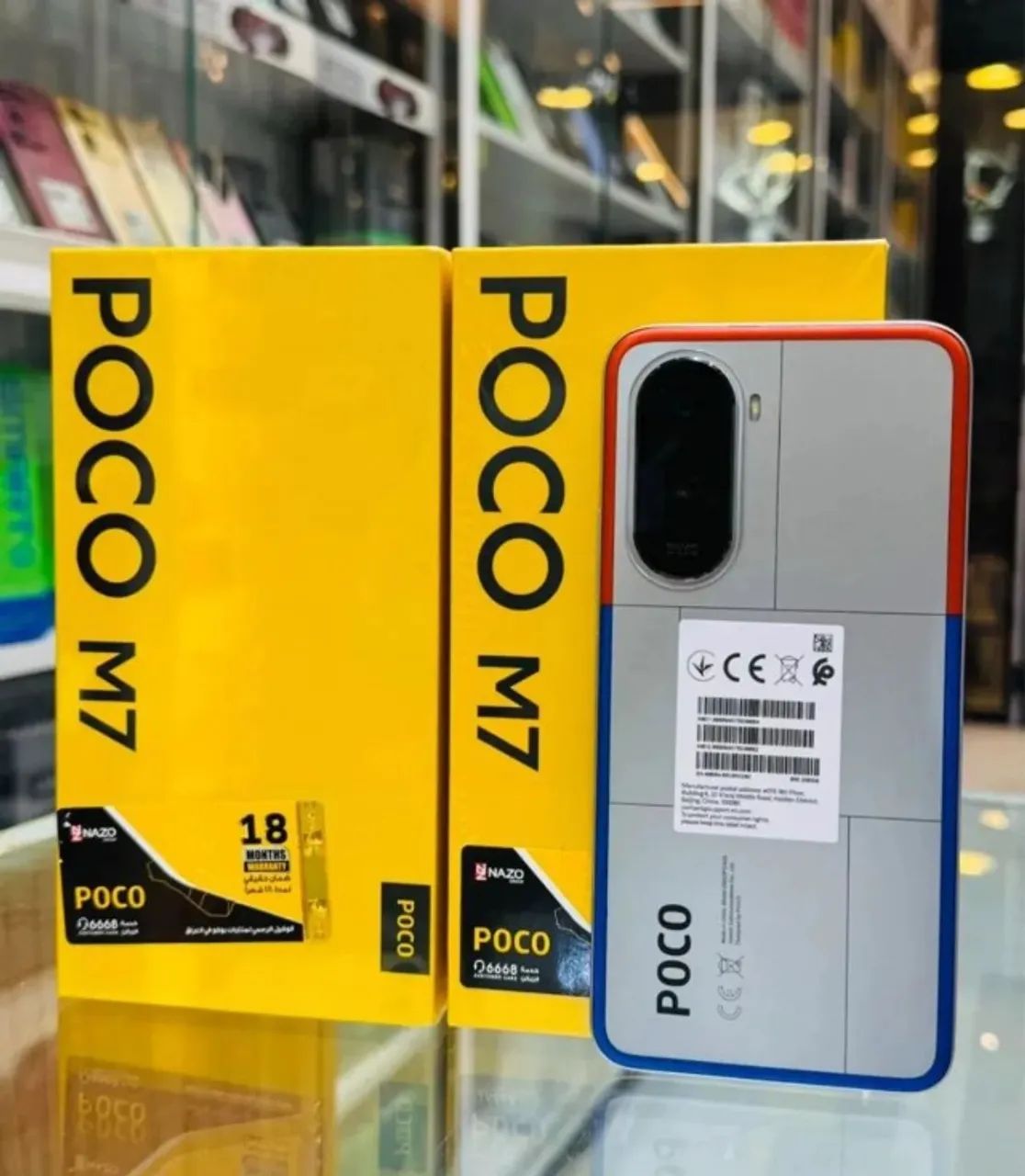 Smartphone Poco M7 NFC Global 8/256GB Câmera Tripla 64MP Tela 120Hz 4G Lacrado Entregamos 