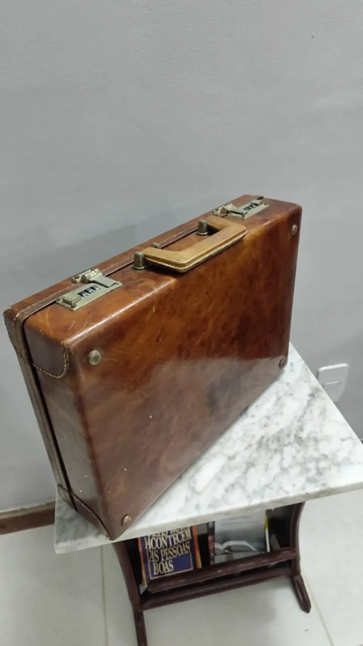 Maleta vintage de couro