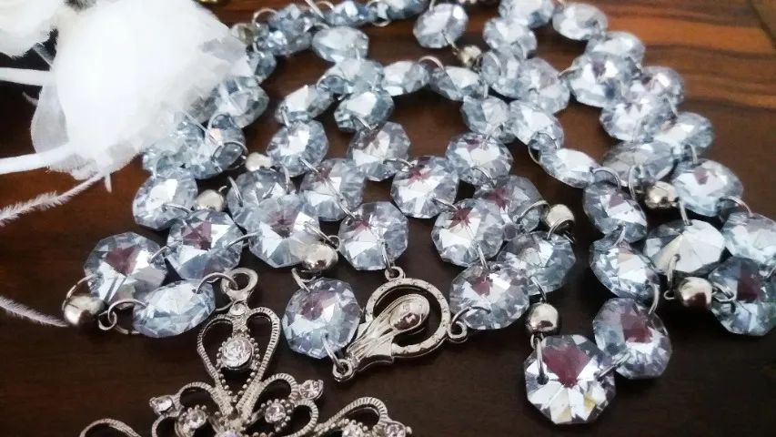 Terço grande para noiva com cristais egípcios - Foto 2