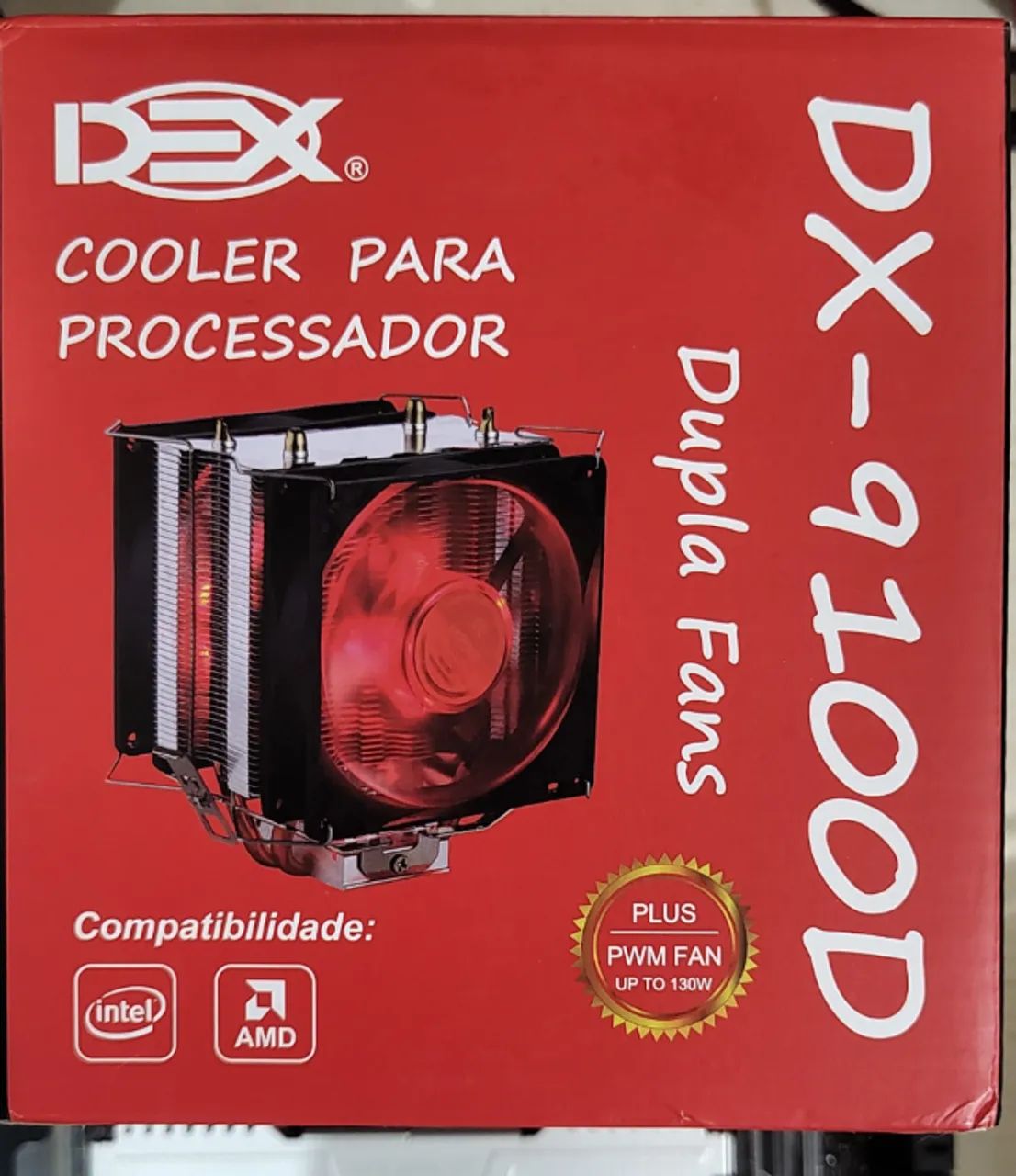 CPU Cooler Duplo DEX DX-9100D - NOVO - Foto 3