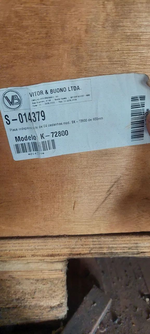 Placa independente 4 castanhas 800mm modelo K72800 nova - Foto 2