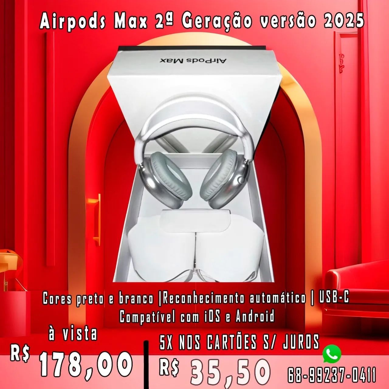 AirPods Max segunda geração modelo 2025