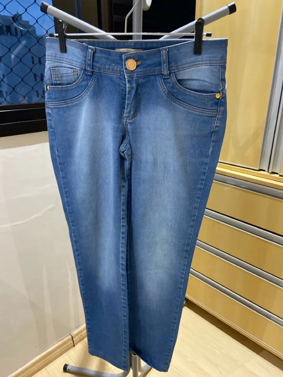 Calça Jeans Azul Feminina