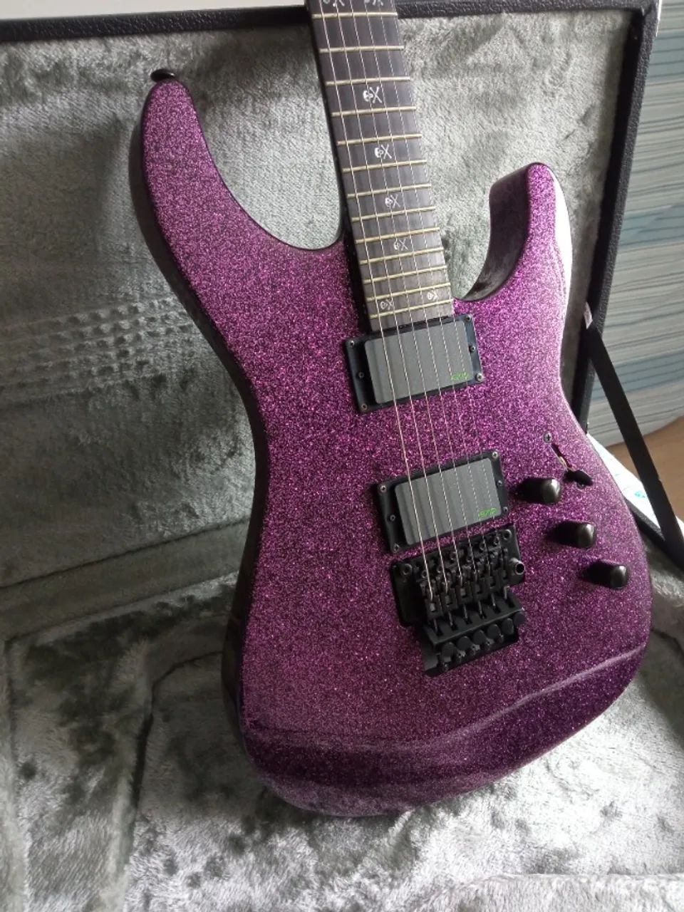 Guitarra Esp Ltd Kirk Hammett KH 602 Purple - Foto 5