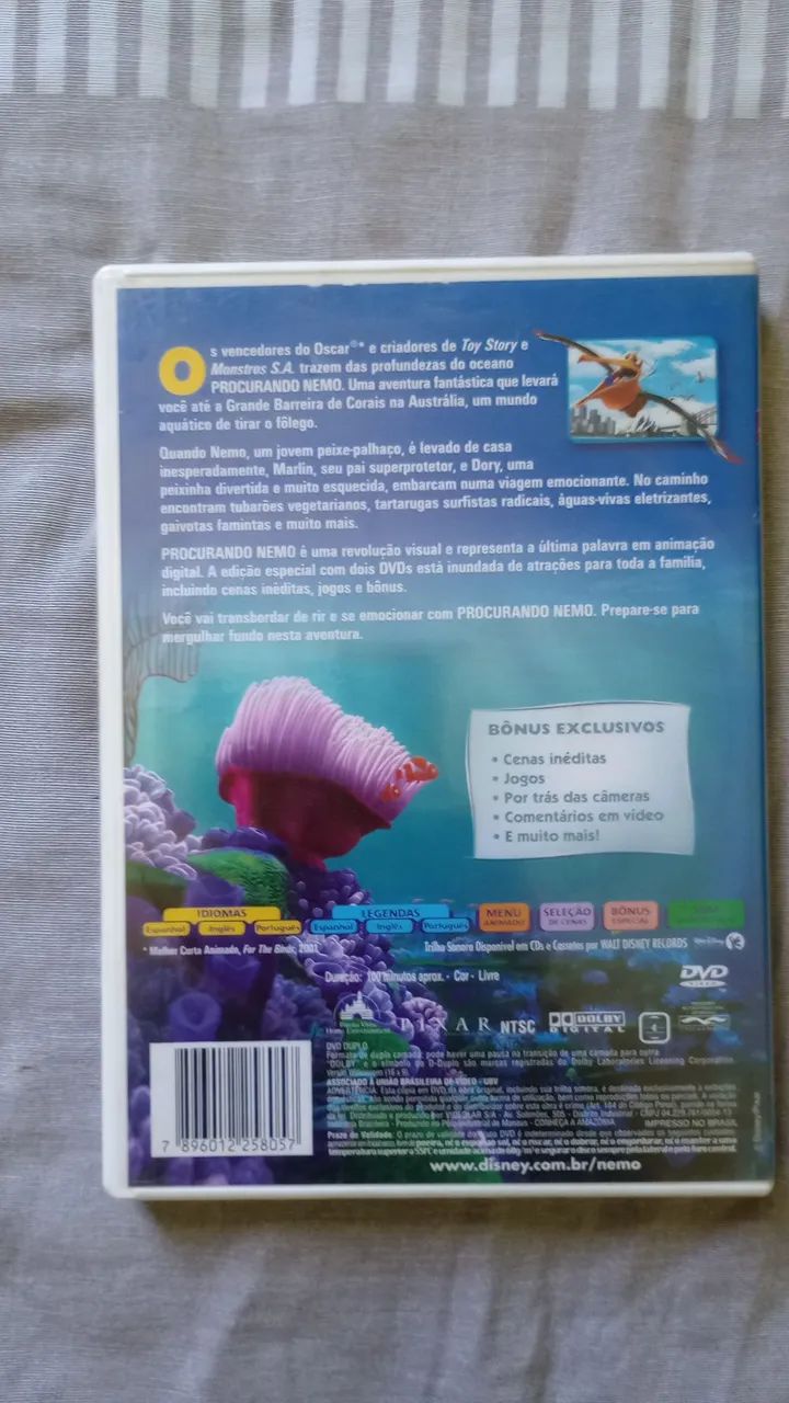 DVD duplo Procurando Nemo - Edição Especial  - Foto 3