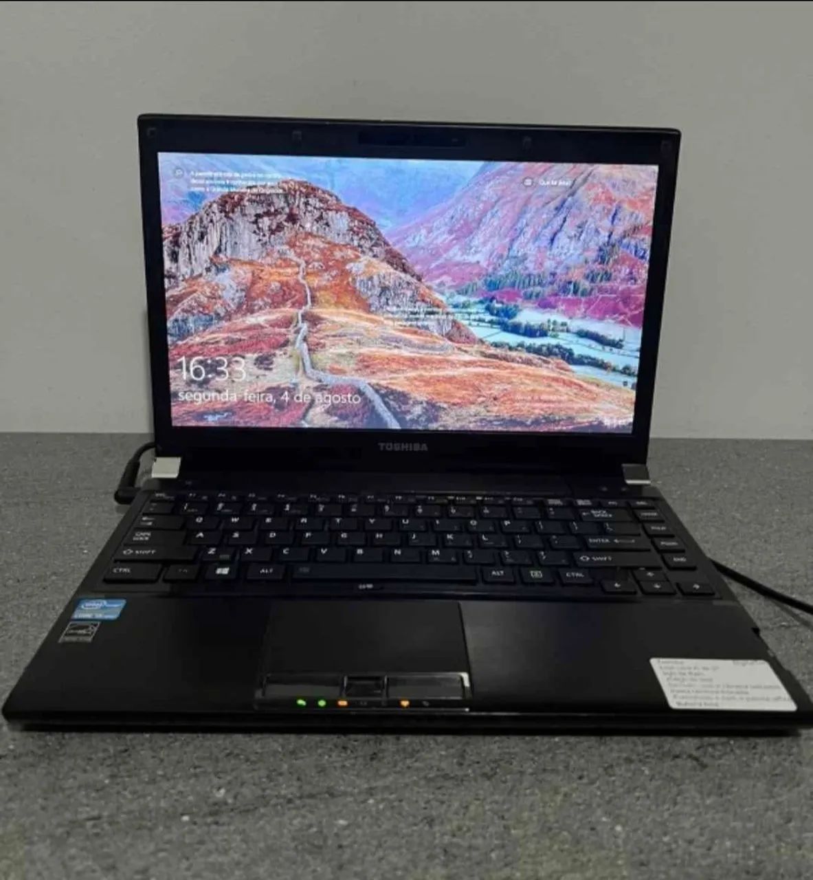 Notebook Toshiba Intel Core i5 3ª Geração | 4GB RAM | 240GB SSD