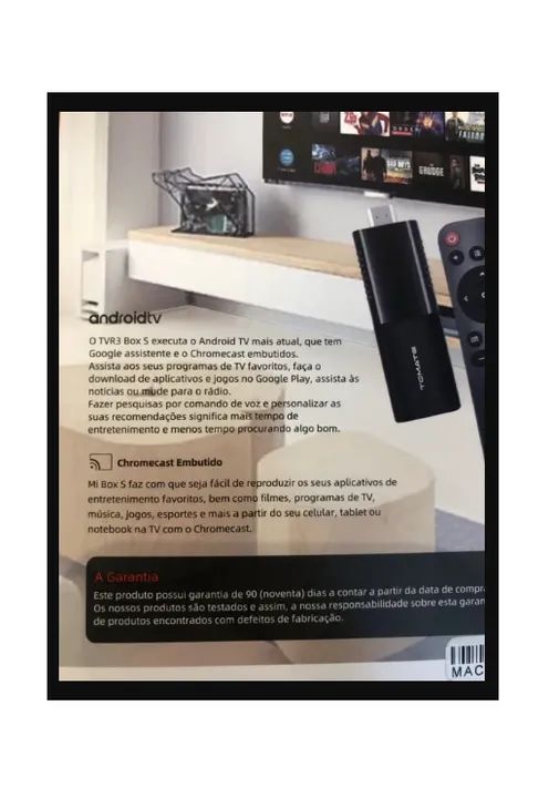 TV STICK 4K ANDROID TV TOMATE MCD-123 - Foto 4