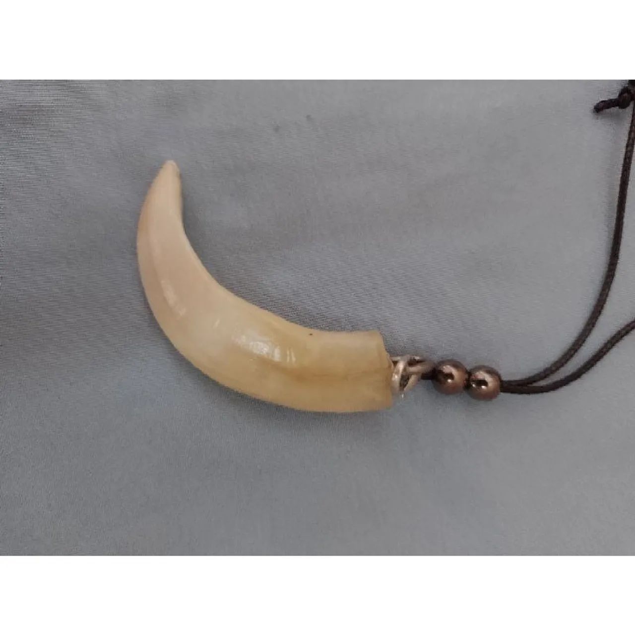 Colar com dente de animal-Javali - Foto 3